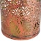 8" Bronze Foliage Outdoor Solar Lantern with Handle